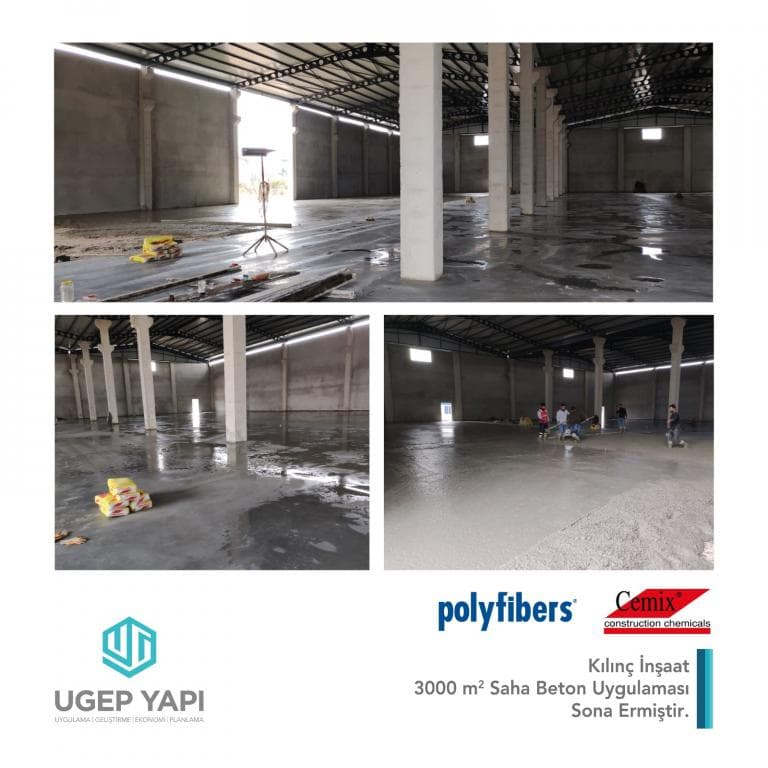 Adana Hacı Sabancı Organize Kılınç İnşaat Fabrika Saha Betonu Uygulama Hizmetimiz - 3