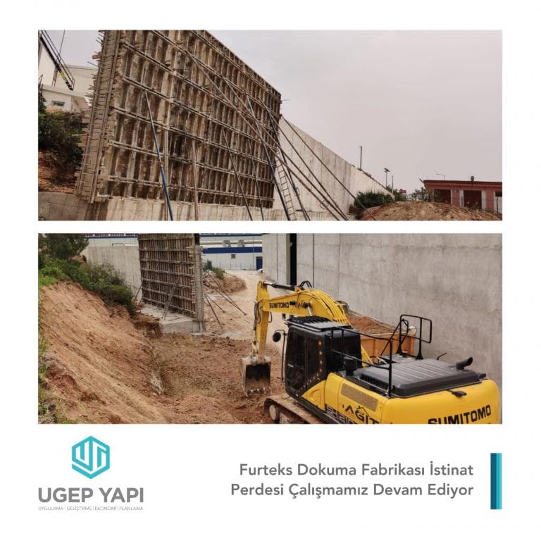 Furteks Dokuma Fabrikası İstinat Perdesi - 11