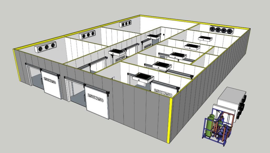 Almanya Soğuk Hava Deposu Proje Çalışmamız - 7