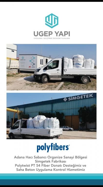 Adana Hacı Sabancı Organize Simgetek Fabrikası Fiber Donatı Ürün Desteği