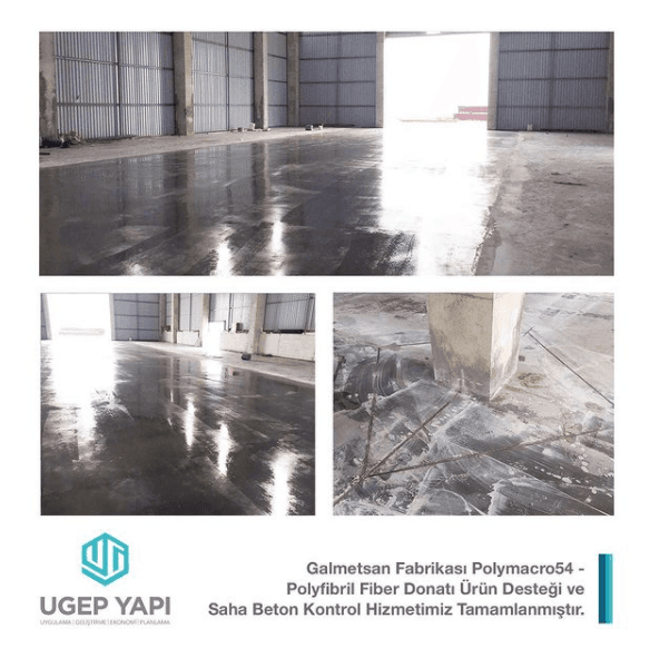 Adana Hacı Sabancı Organize Galmetsan Fabrikası Fiber Donatı Ürün Desteğimiz. - 2