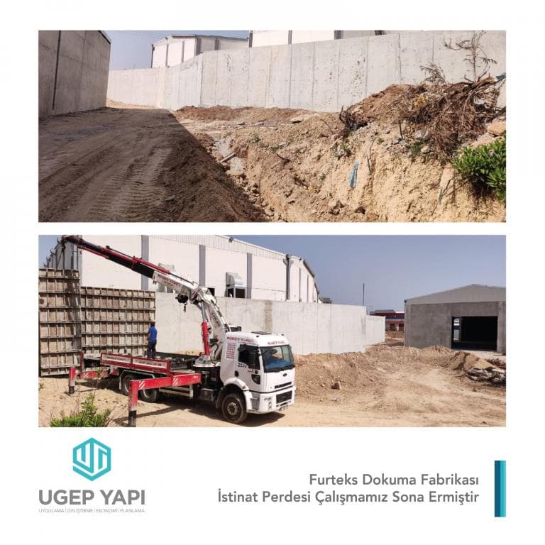 Furteks Dokuma Fabrikası İstinat Perdesi - 2