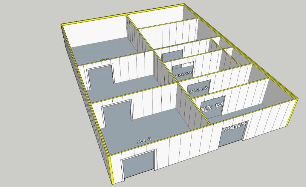 Almanya Soğuk Hava Deposu Proje Çalışmamız - 11