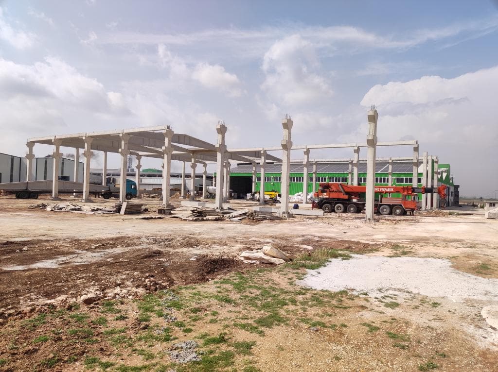 Adana Hacı Sabancı Organize Sanayi Bölgesi Ekol Boru Prefabrik Fabrika Anahtar Teslim Projemiz - 33